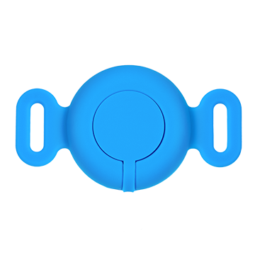 QR Code Medical ID Tag with Location Tracker Blue, Blue, large image number 1